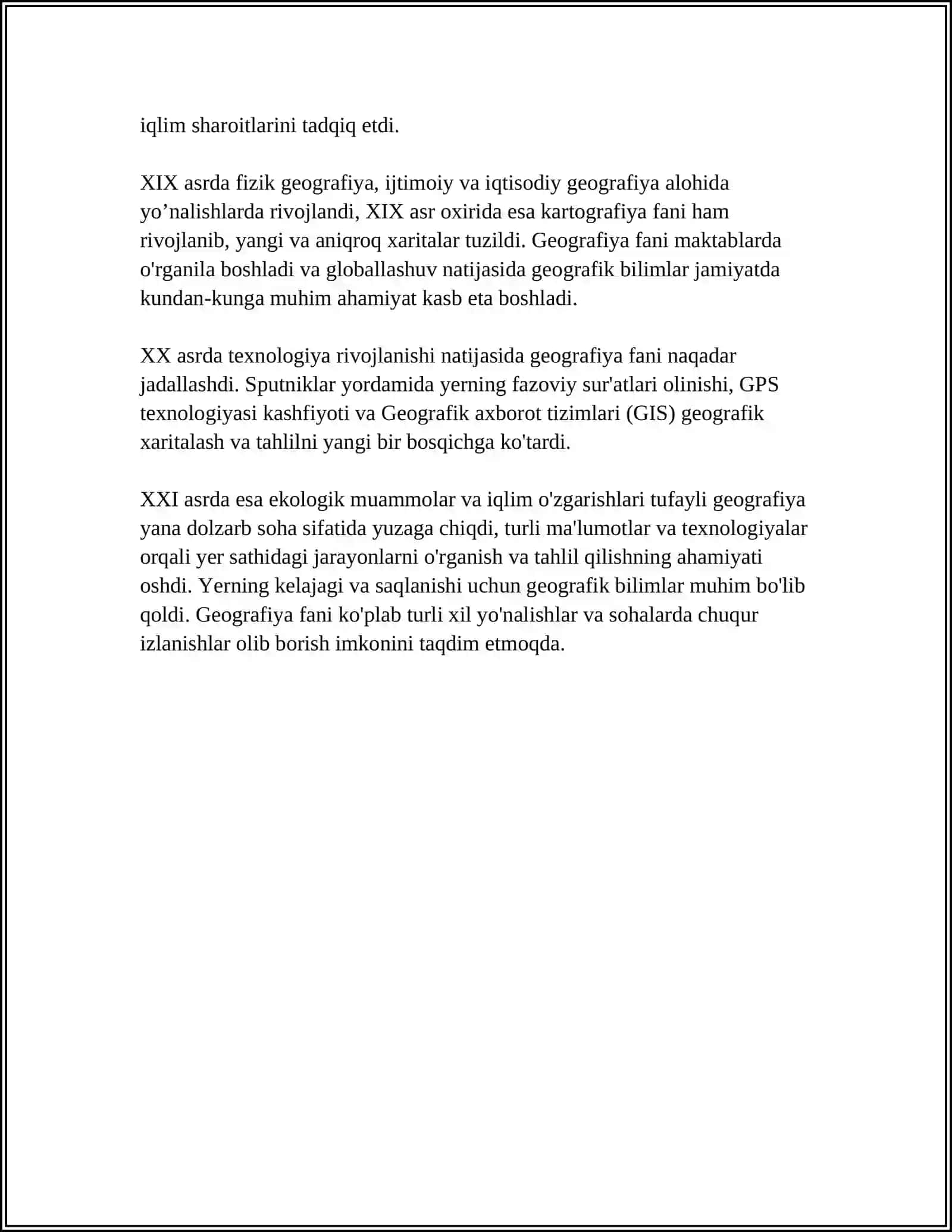 ILMIY GEOGRAFIK ISHLAR BOSQICHIDA GEOGRAFIYA FANINING RIVOJLANISHI 4