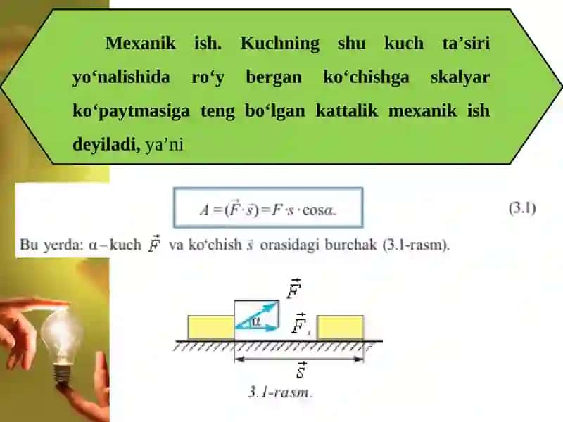 Energiyaning saqlanish va aylanish qonuni 4