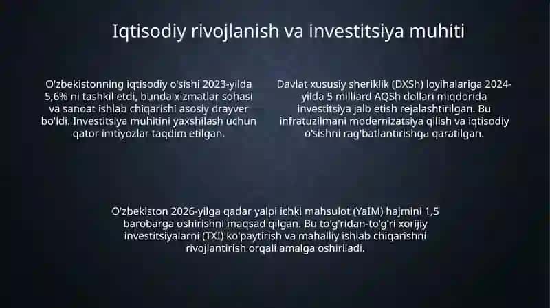 O'zbekiston Respublikasini rivojlantirishning strategik maqsadlari 4