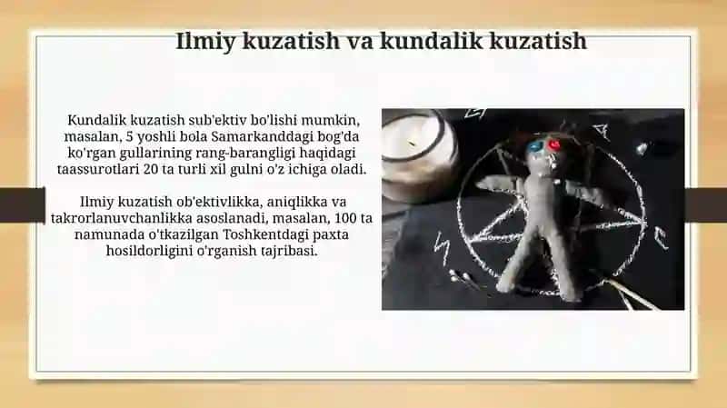 Ilg'or g'oya prinsip kuzatish va xulosalarning mazmuni va mohiyati 4