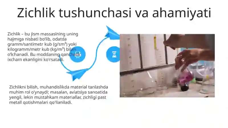 Suyuqliklarning zinchligini o‘lchash usulini o‘rganish 4