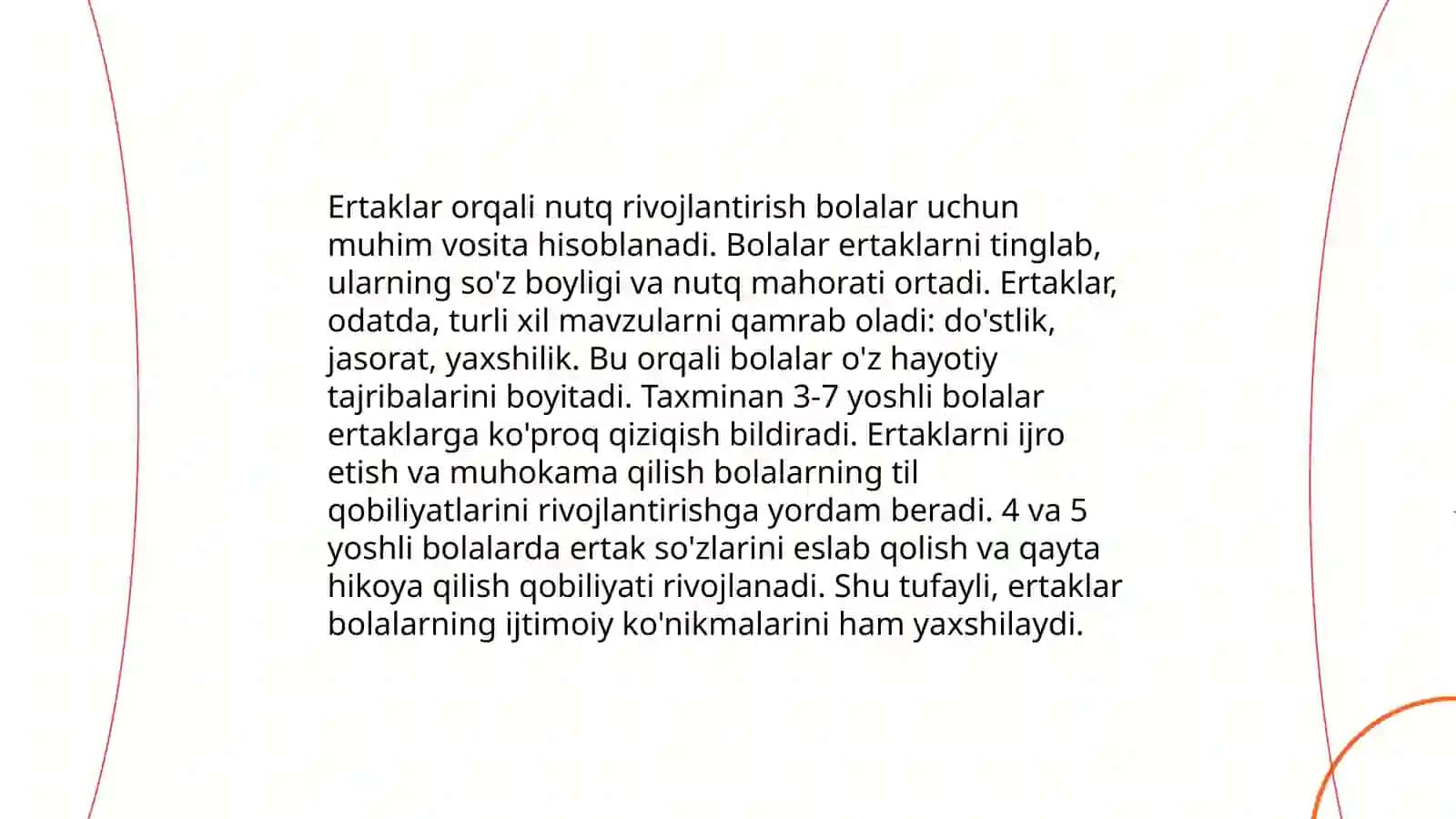 Bolalar qoʻshiqlari va ertaklar tahlili 4