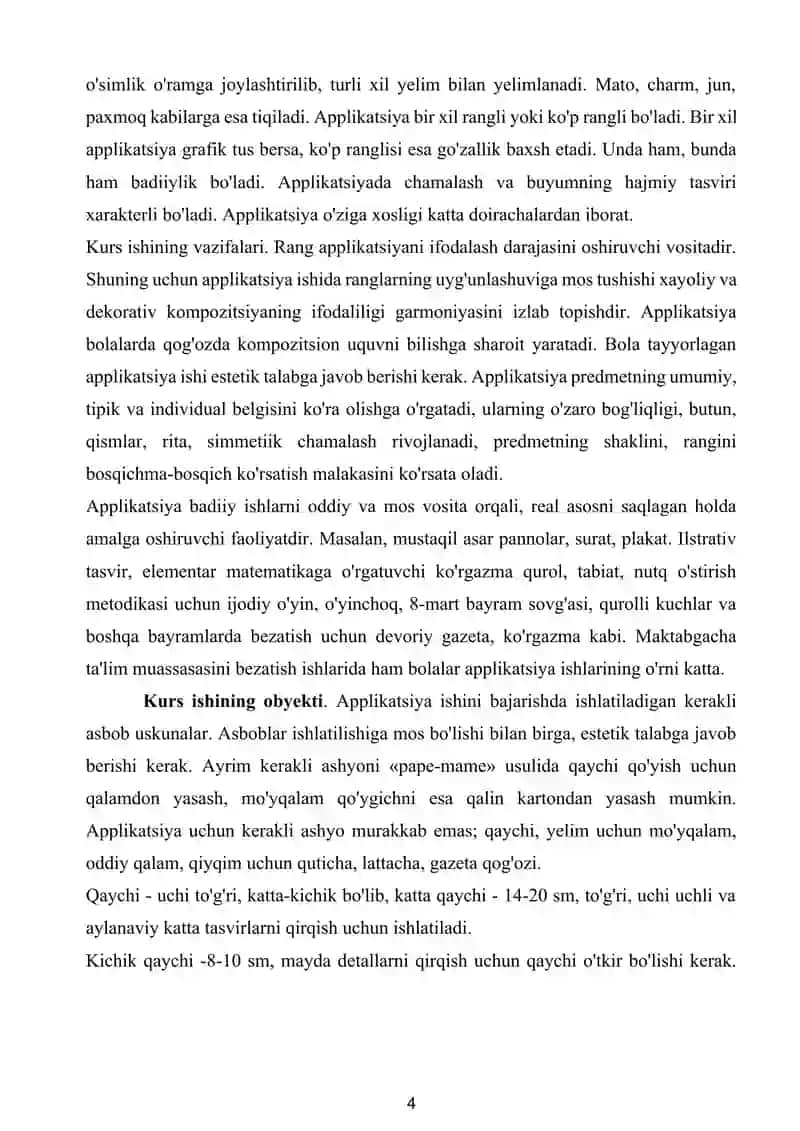 Applikatsiya tushunchasi. Qog’ozdan applikatsiya buyumlari tayyorlash 4