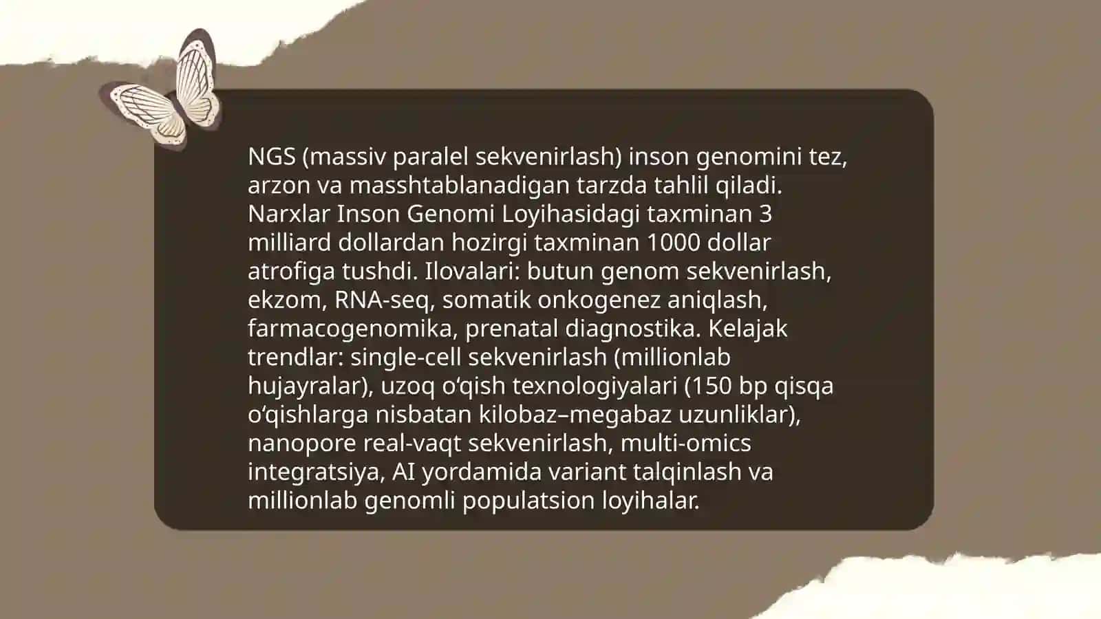 Inson genomi.Genomika va genom tibbiyotining istiqbollari 4