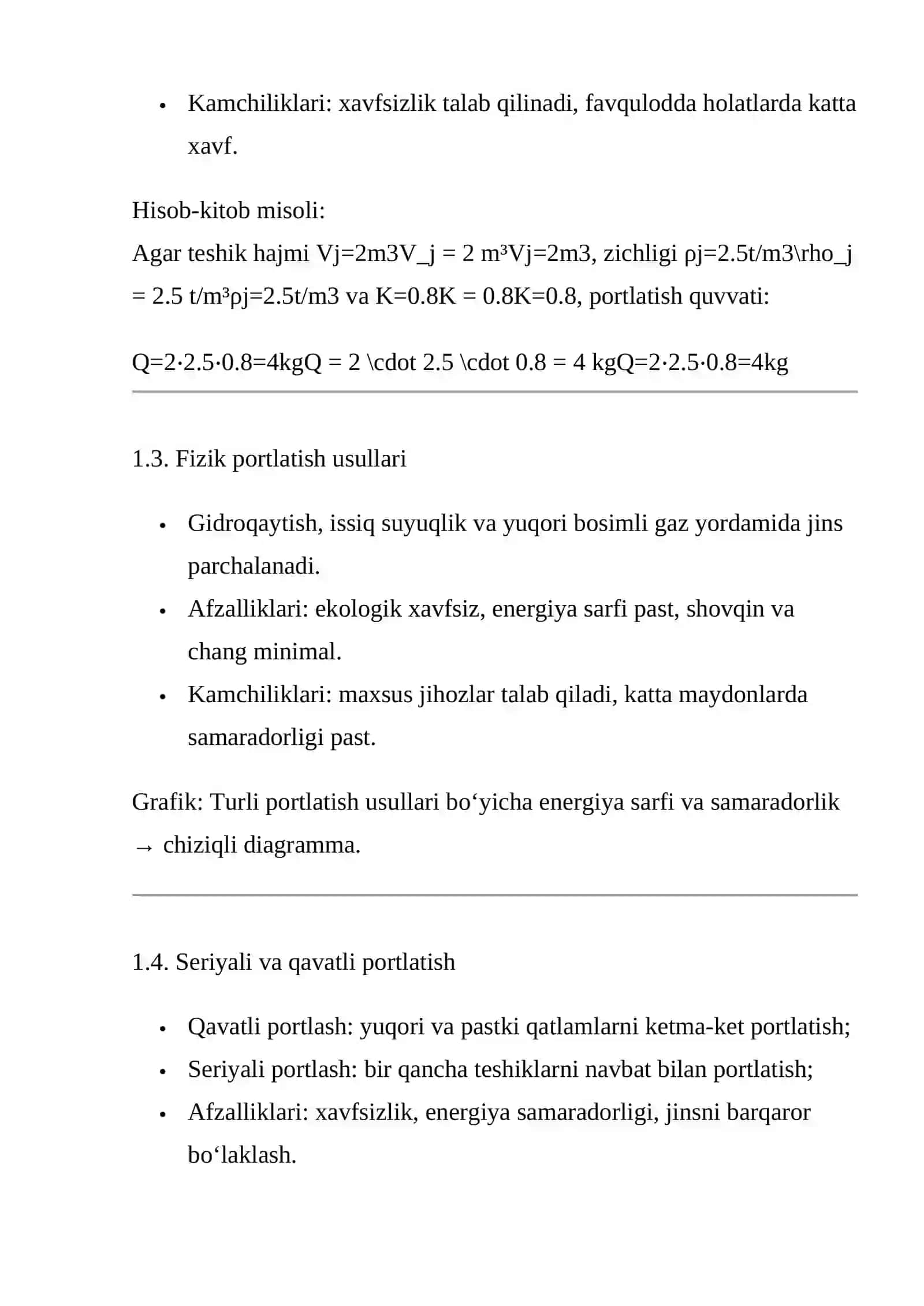PORTLATISH USULLARI: OCHIQ KARERLARDA QO‘LLANILISHI 4