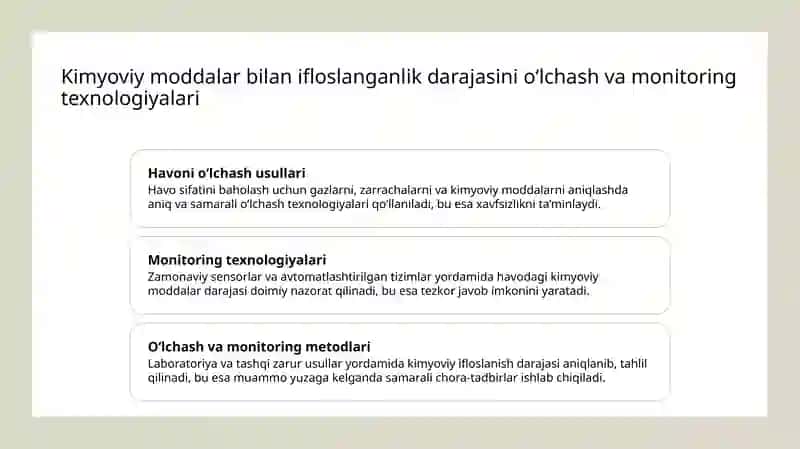 Ishchi zonasi kimyoviy ifloslanishini baholash 4