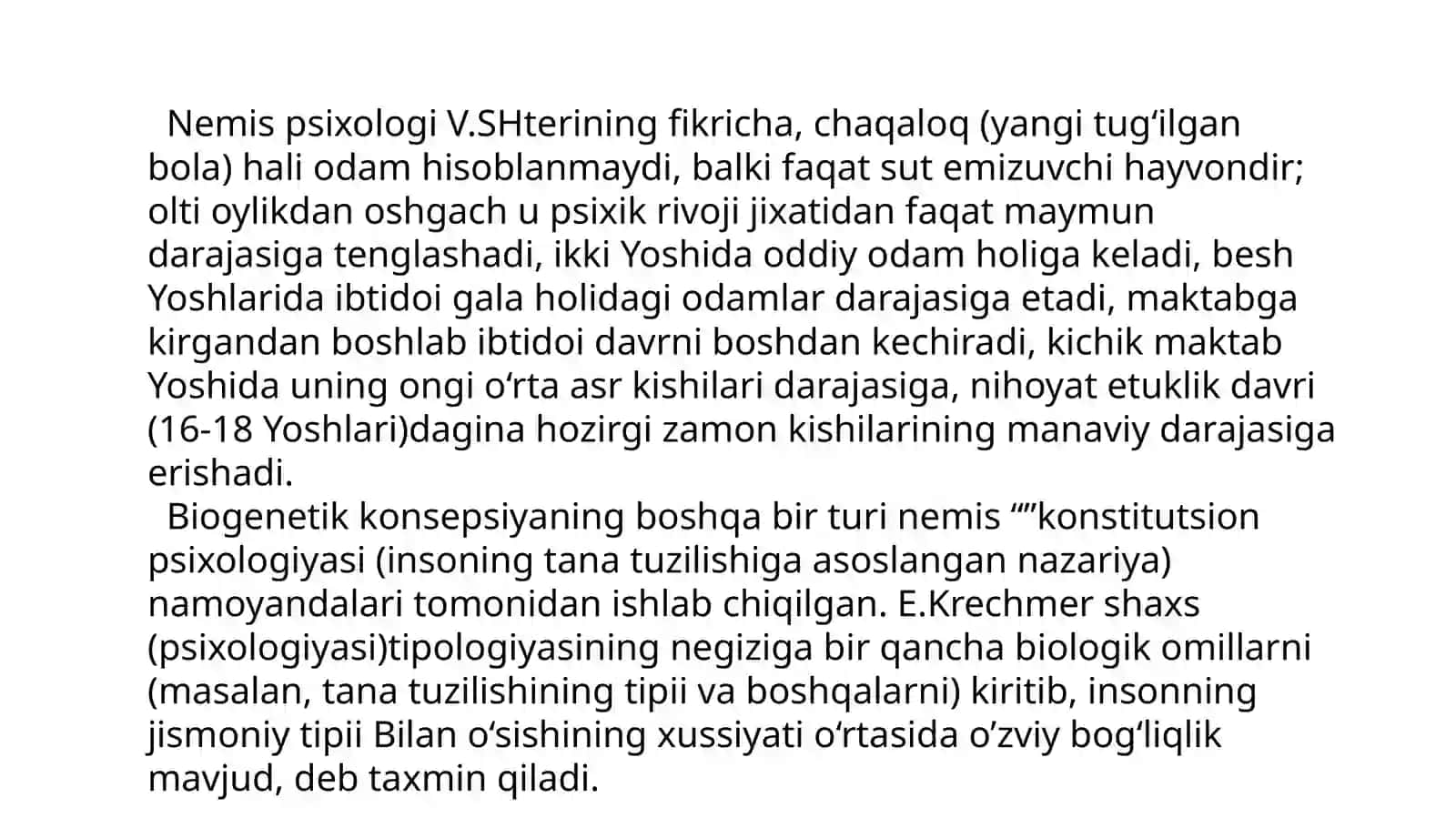 Jinsiy farqlar mohiyatini tushuntirishga biogenetik yondashuv 4