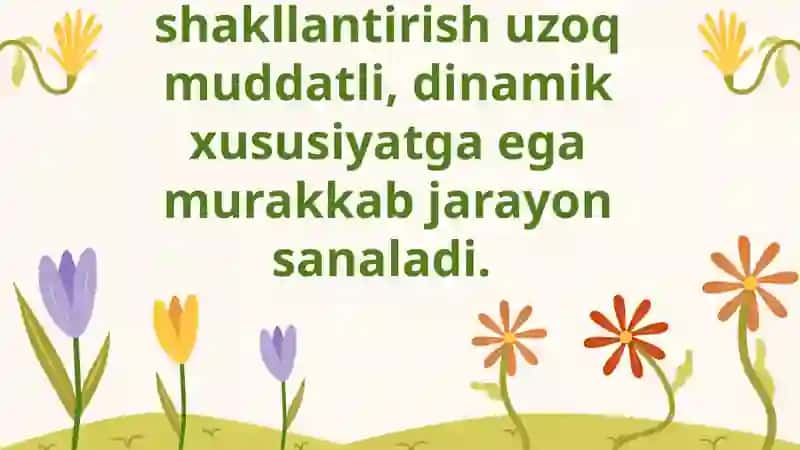 O'quvchilarning bilim sifatini oshirish va sinfda intizomni mustahkamlash 4