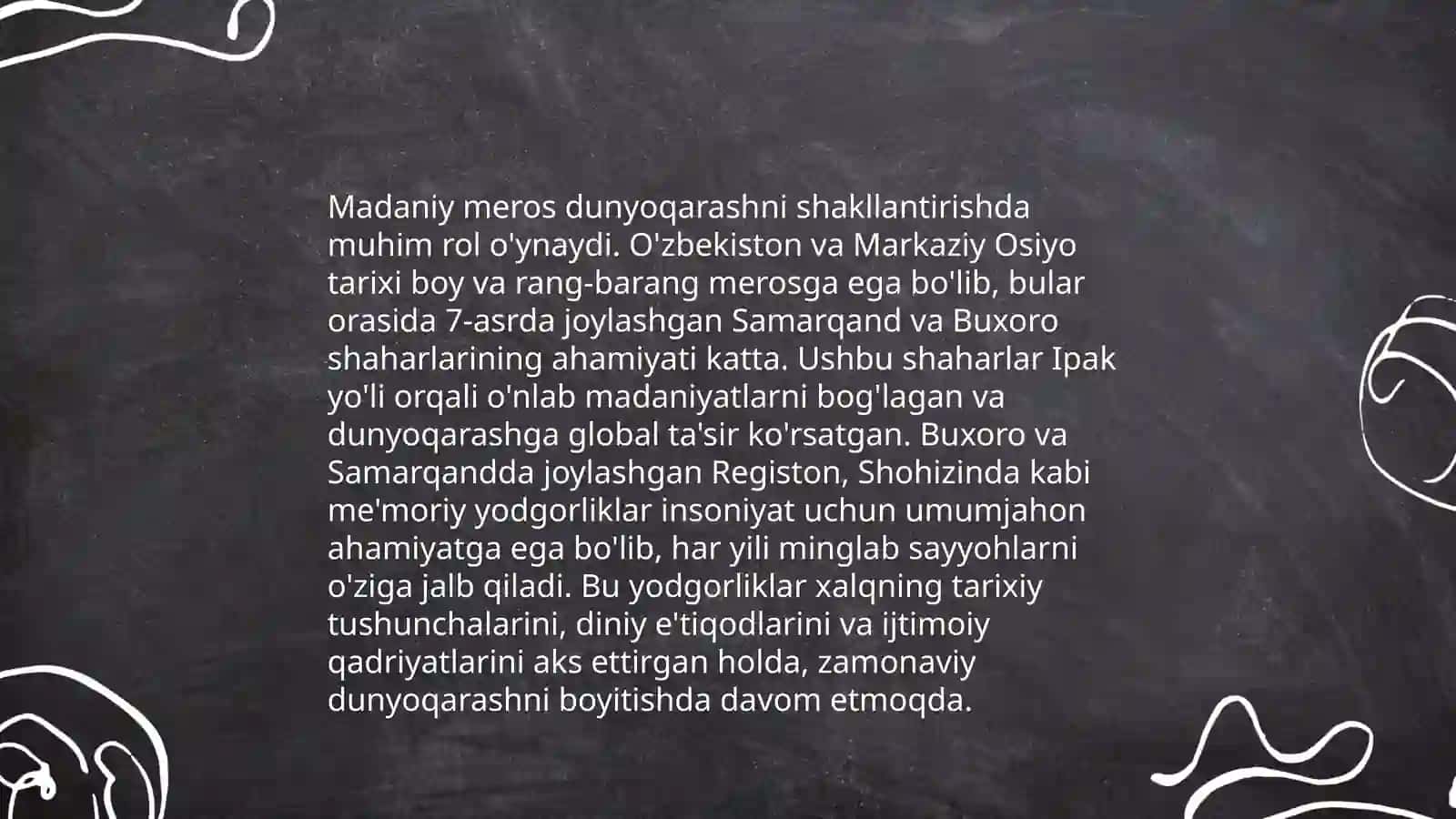 Dunyoqarashni shakllantirishda madaniyat mezonlari va umummadaniy dunyoqarashning omillari 4