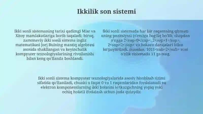 Pozitsion va nopozitsion sanoq sistemalari 4