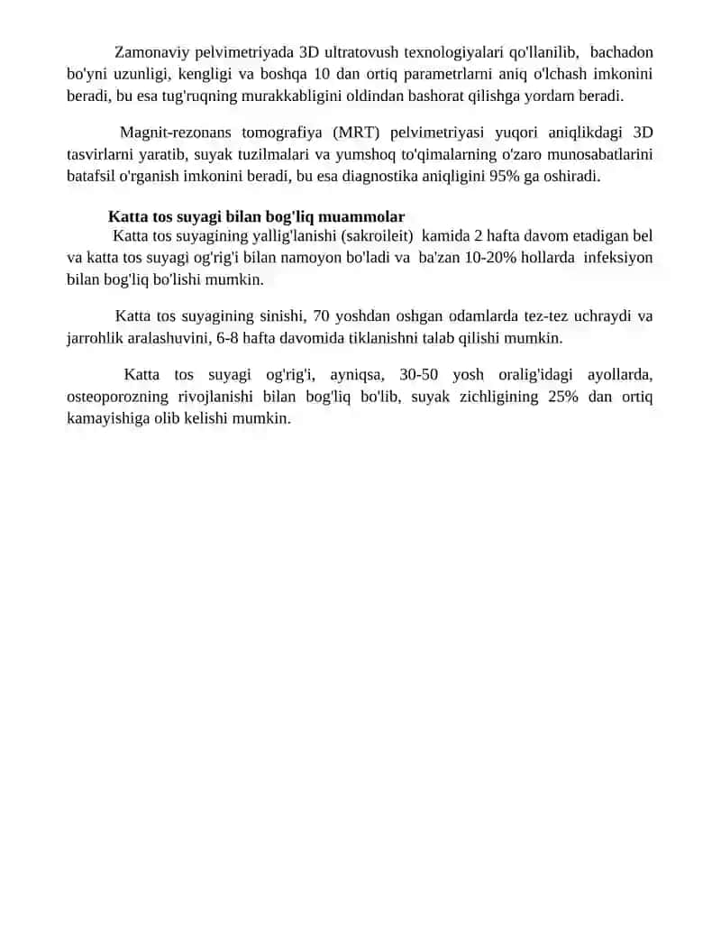 Pelometrik kasalligi haqida 4