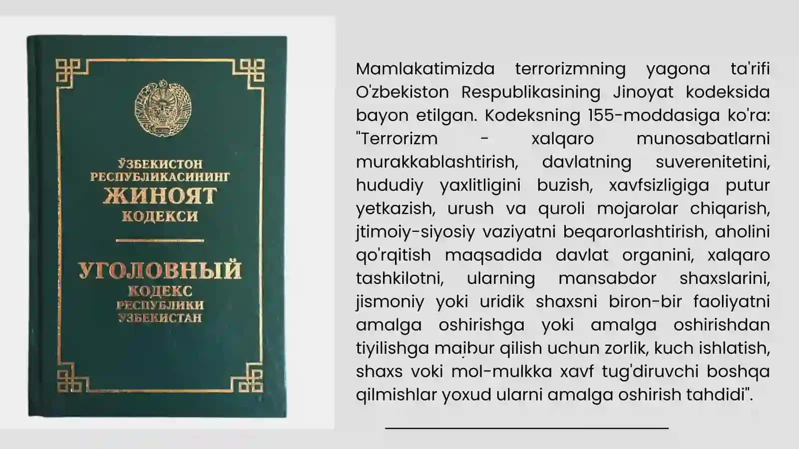 TERRORIZM HAMDA DINIY EKSTREMIZM BILAN BOGLIQ JINOYATCHILIKNING KRIMINALOGIK TAVSIFI VA OLDINI OLISHI 4