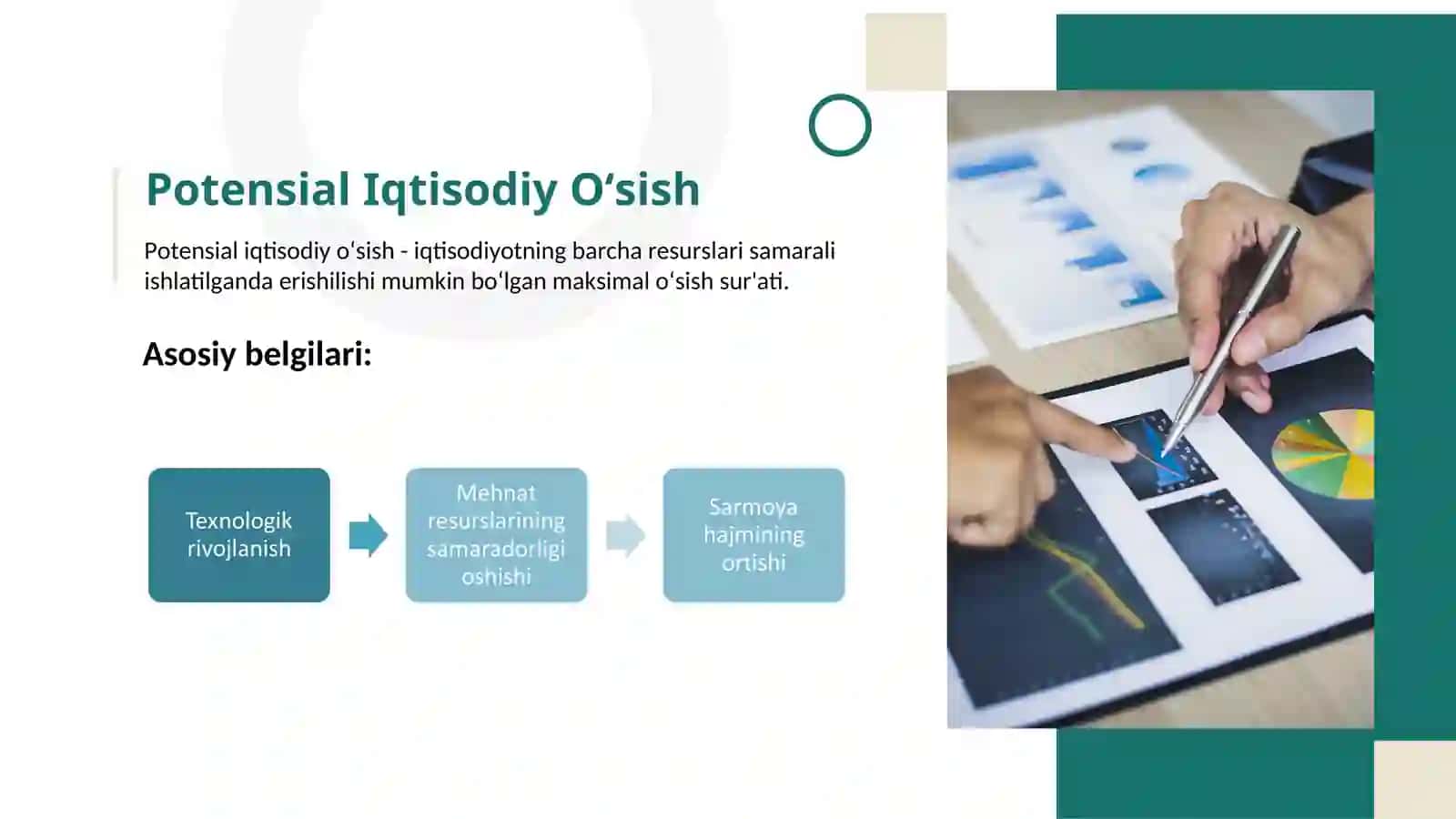 Potensial va real iqtisodiy o'sish 4