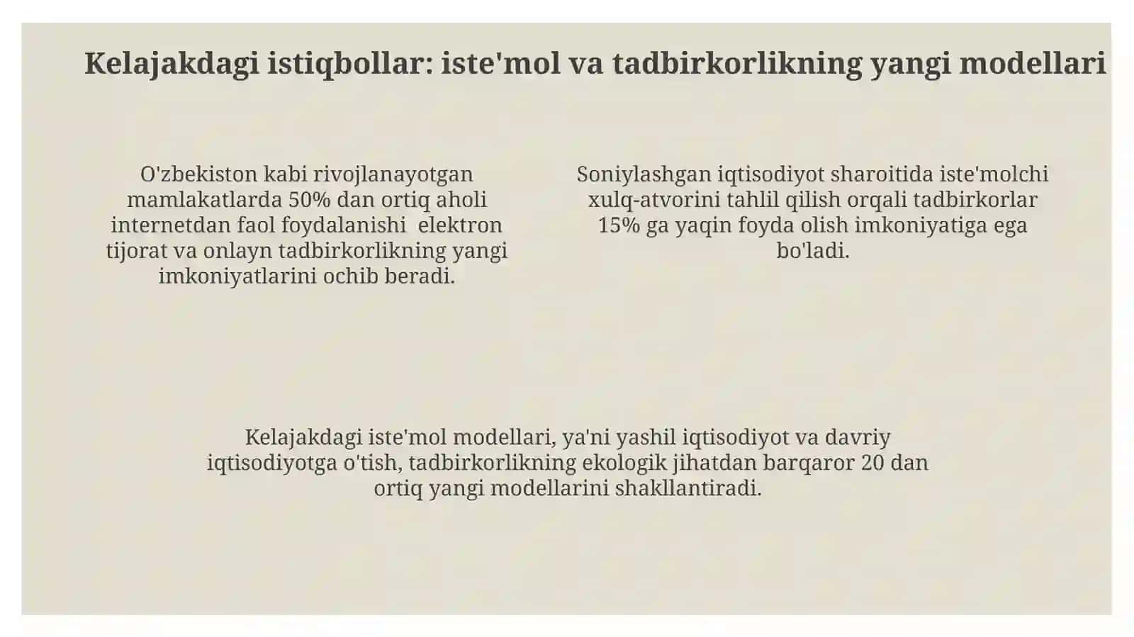 Сарф-харажат ва тадбиркорликка танқидий ёндашув 4