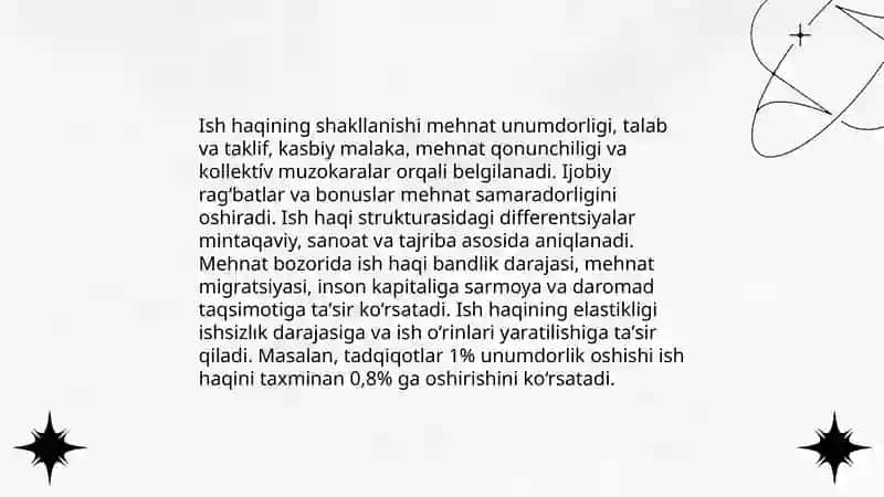 Ish haqining iqtisodiy mazmuni 4