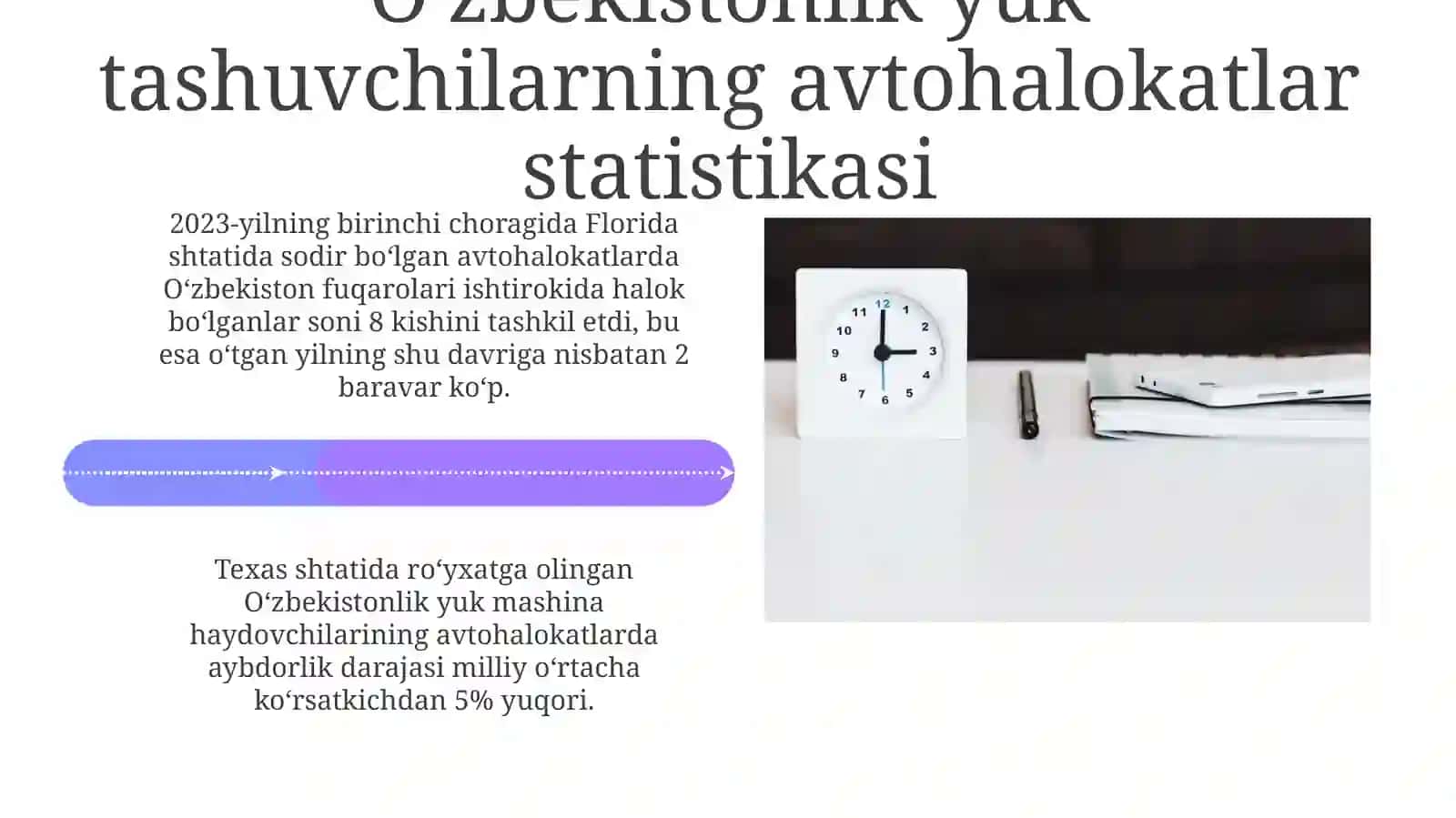 Amerikadagi truck biznesida ishlayotgan o'zbekistonliklar statistikasi 4