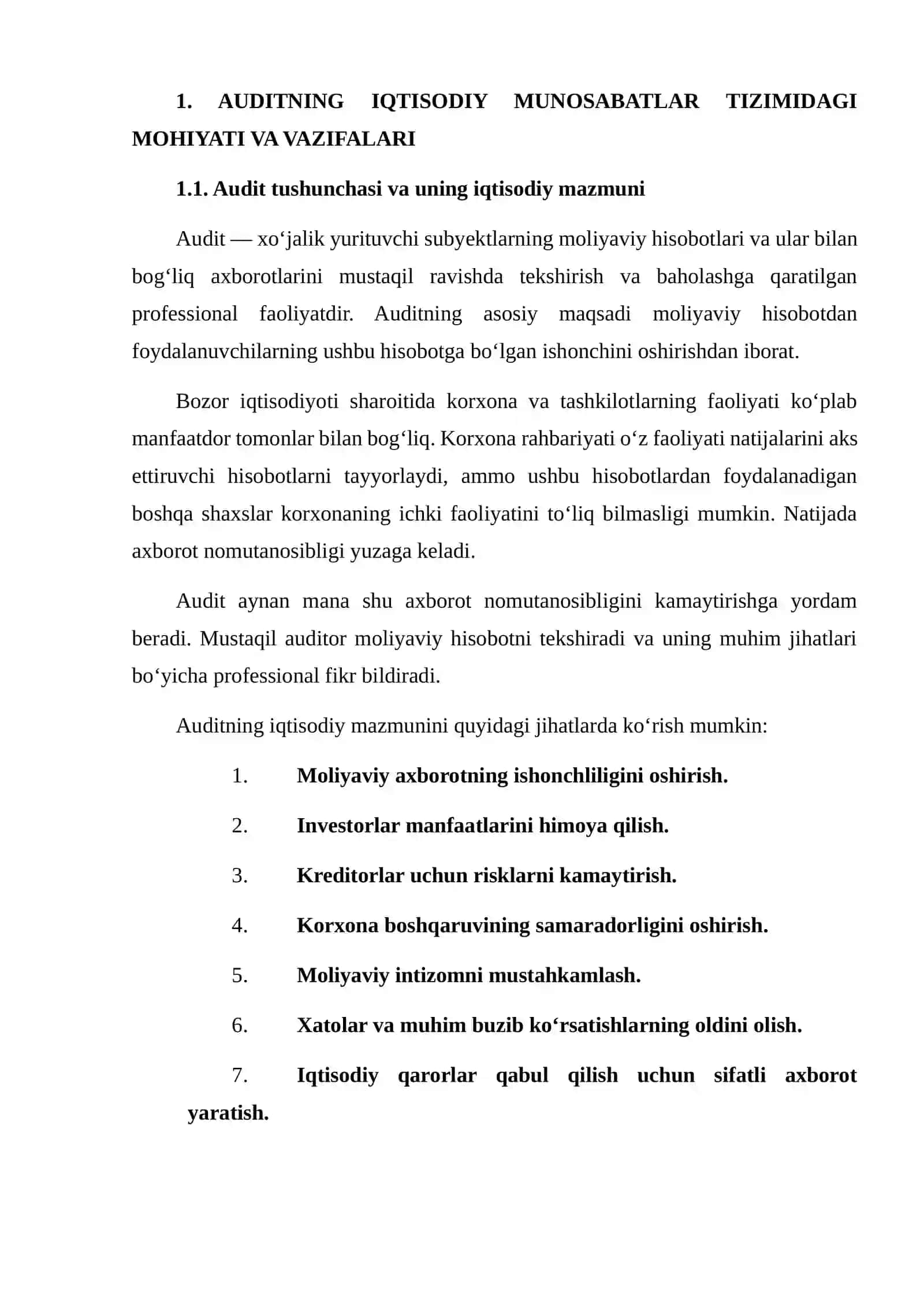 IQTISODIY MUNOSABATLAR TIZIMIDA AUDITNING XALQARO STANDARTLARI O‘RNI VA AHAMIYATI 4