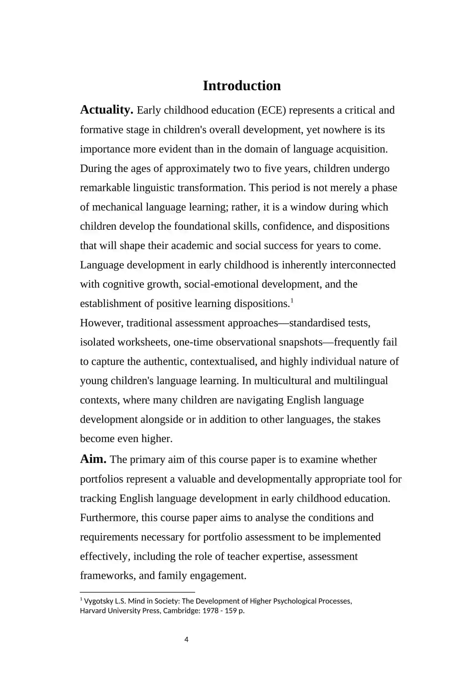 Portfolios in Tracking English Language Development 4