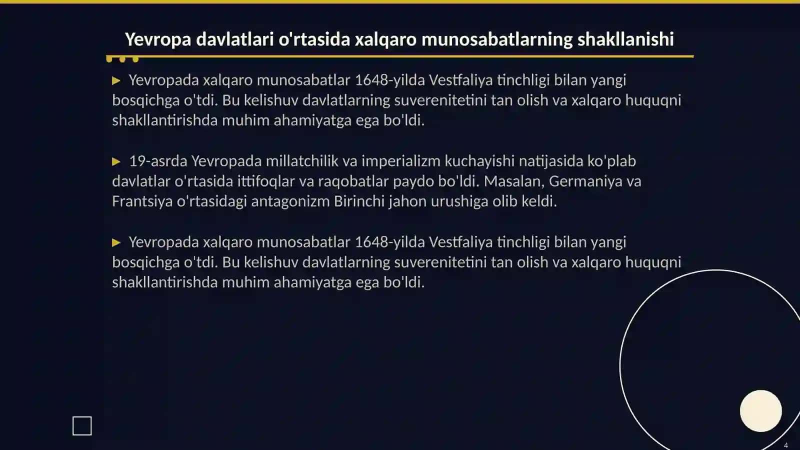 Yevropa mamlakatlarining yangi davrdagi tarixiy rivoji 4