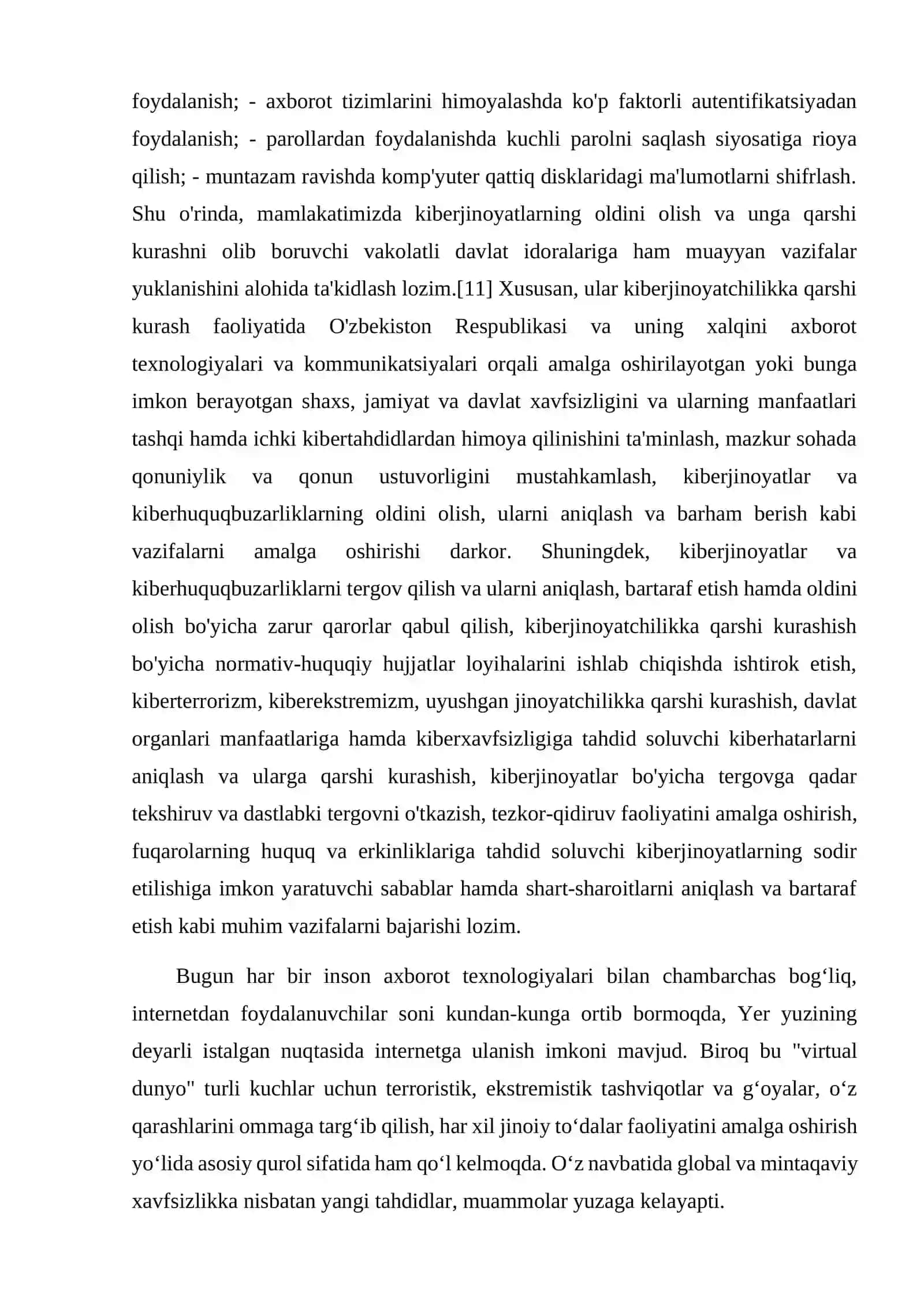 KIBERTERRORIZM VA UNDAN XIMOYALANISH 4