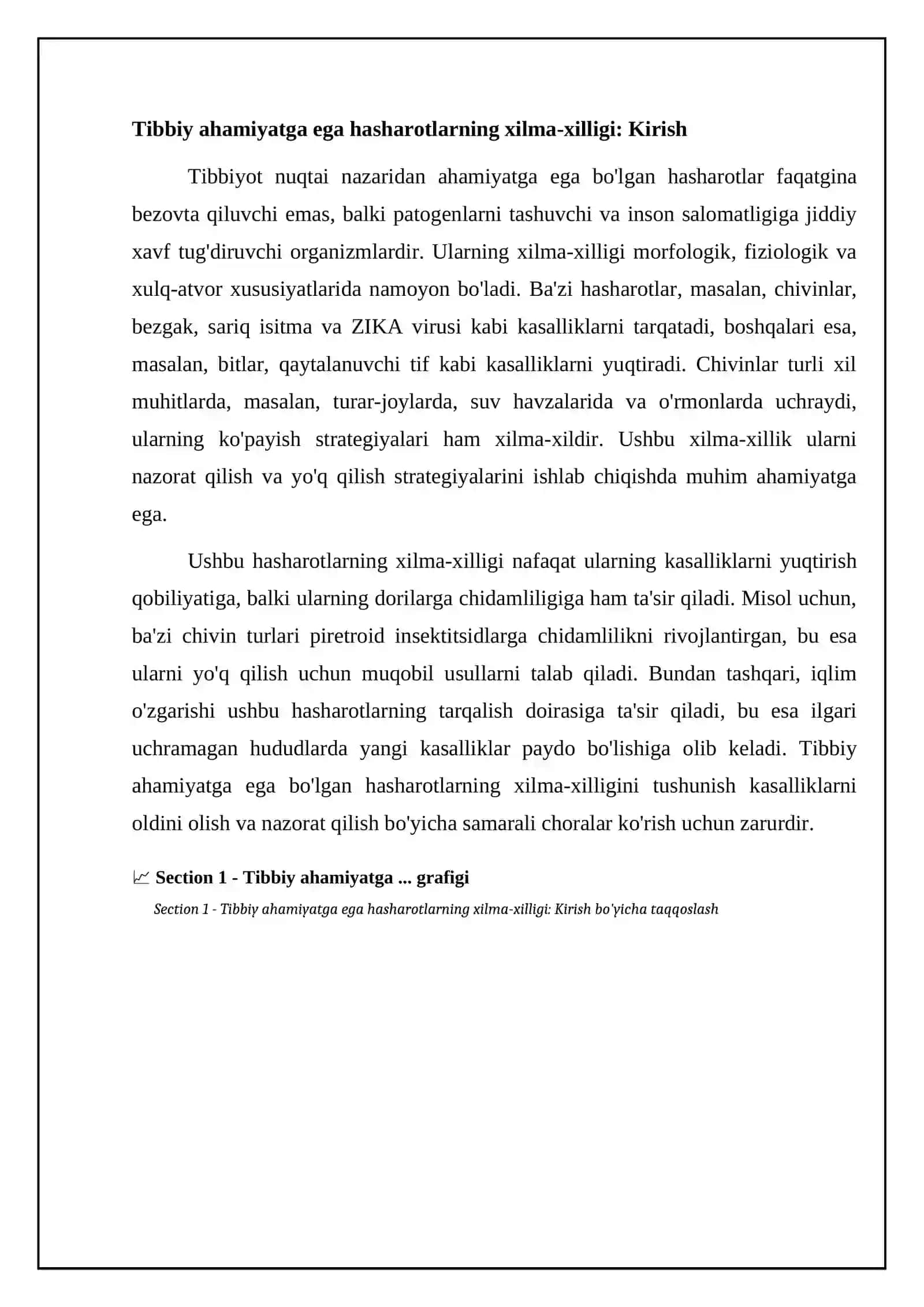 Tibbiyotda ahamiyatga ega bo‘lgan hasharotlarning xilma-xilligi 4