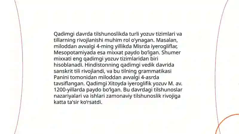Tilshunoslik fani tarixi 4