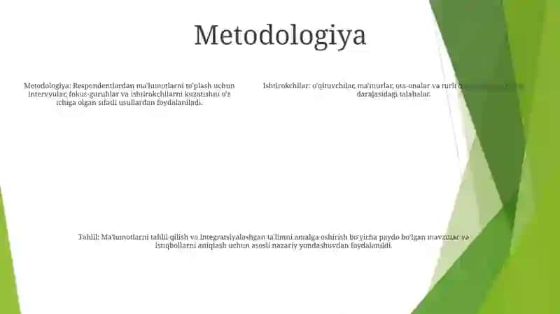 Integratsiyalashgan Ta'Limni Amaliyotga Tadbiq Etish Bo'Yicha Turli Guruhlarga Mansub Respondentlarning Fikrlarini Aniqlashga Qaratilgan Sotsiologik Tadqiqotlar 4