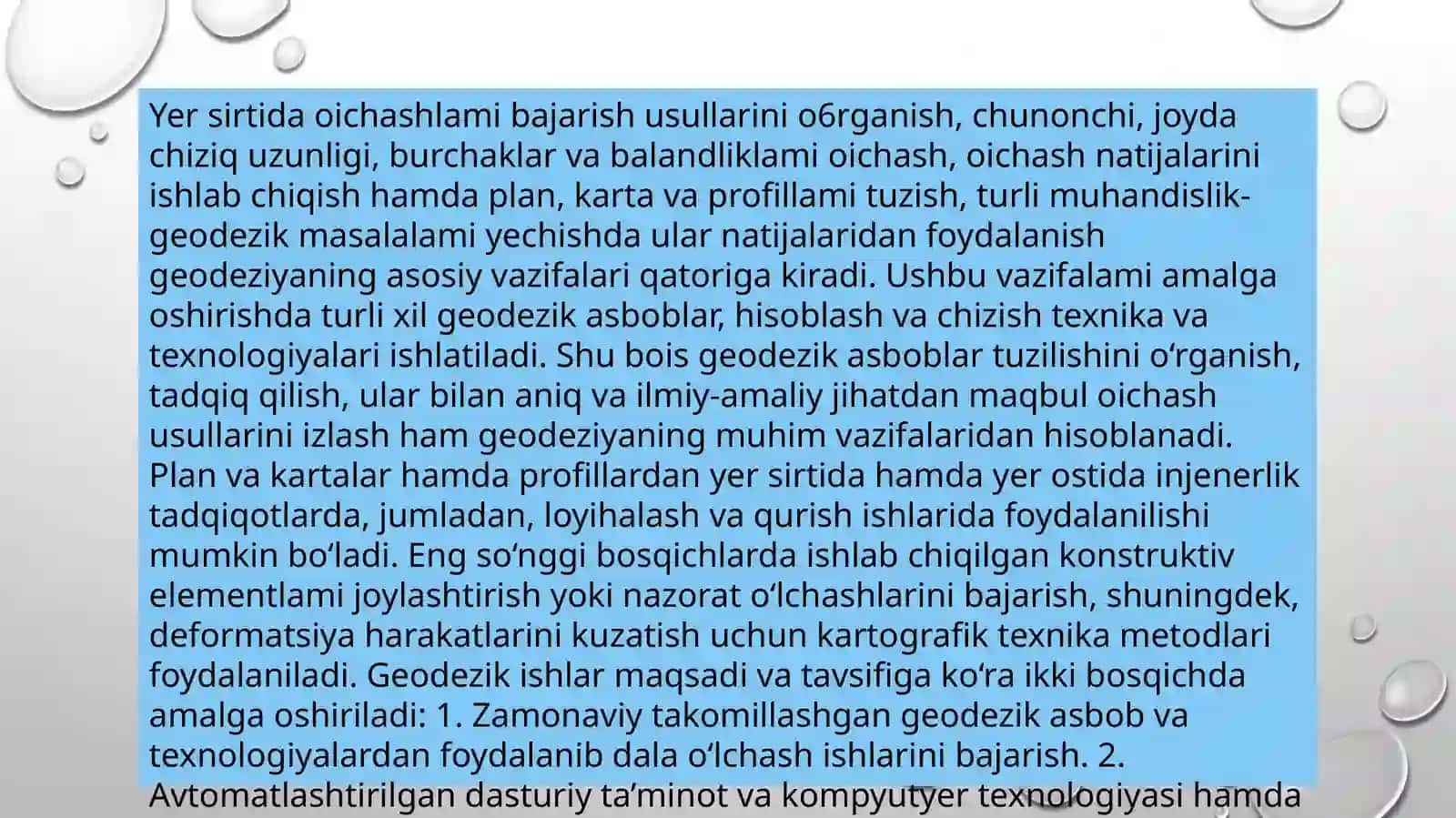 Geodeziya faniga kirish 4