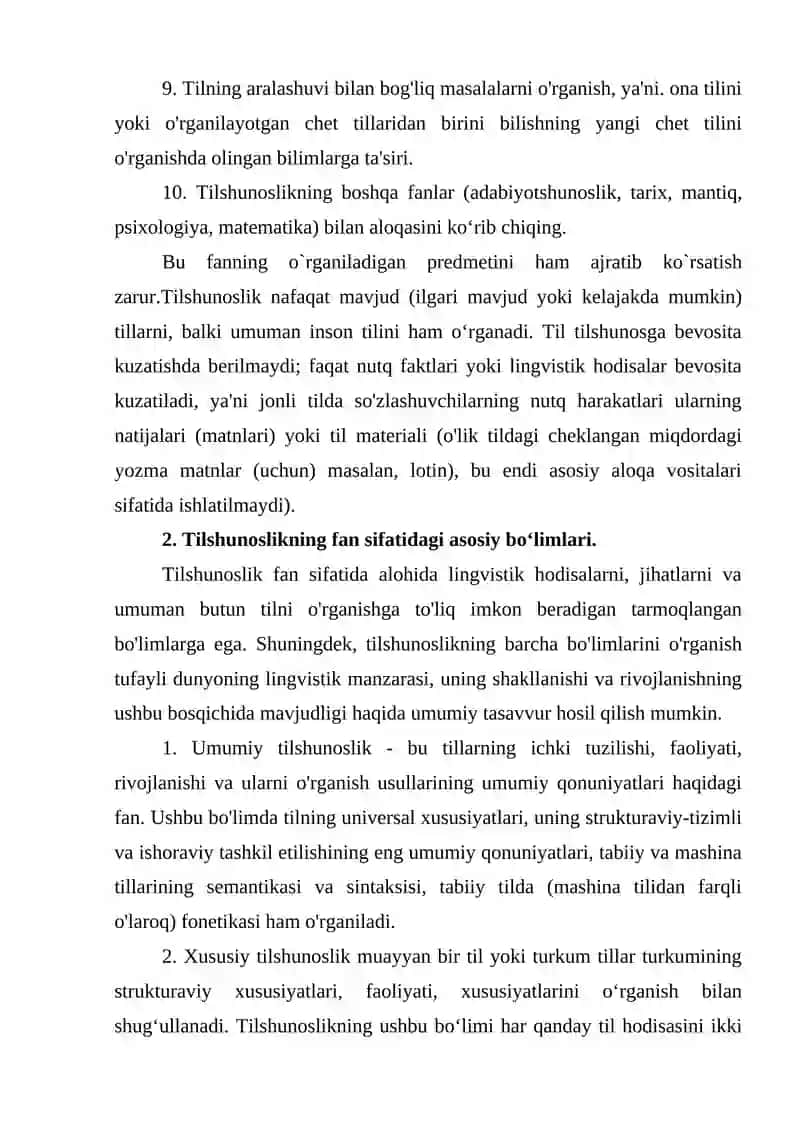 XX XXI ASRLAR TILSHUNOSLIGINING ZAMONAVIY YO'NALISHLARI 4