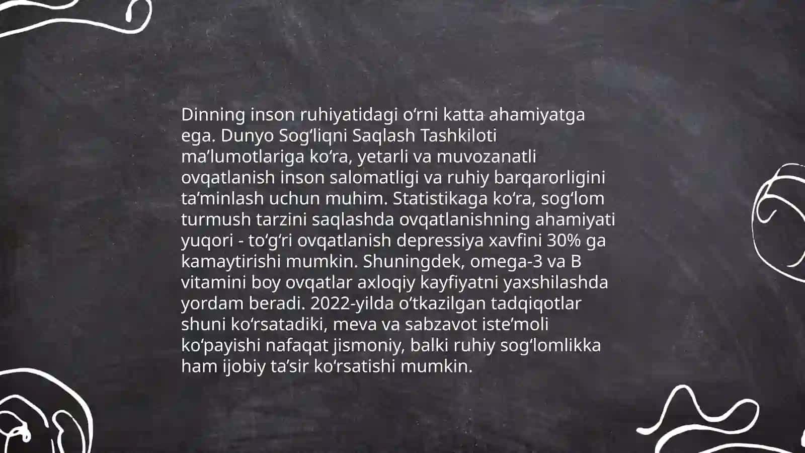 Dinning Psixoterapevtik vazifasi 4