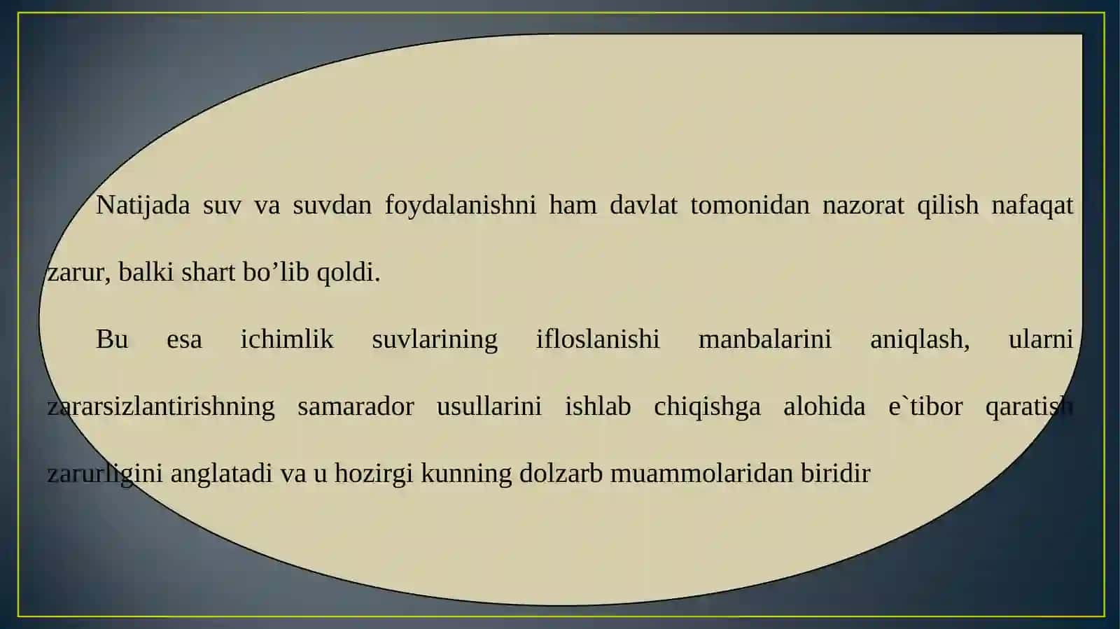 Oqova suv tarkibidagi ifloslanishni aniqlash 4
