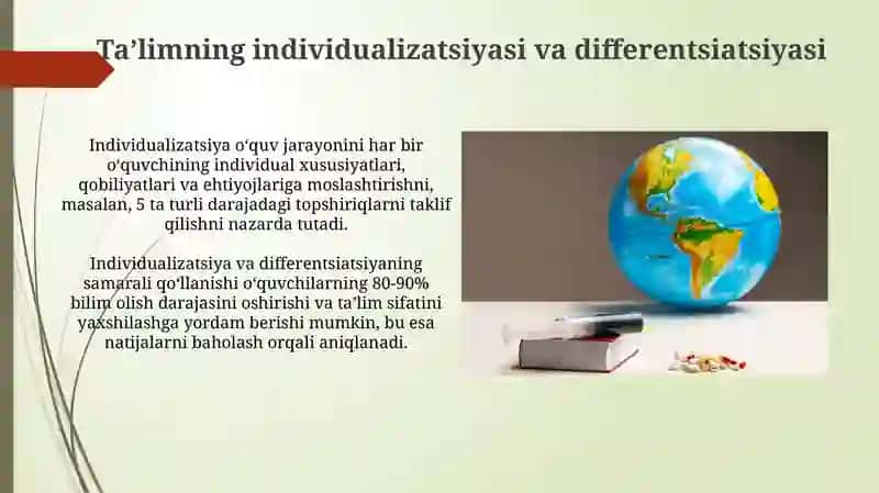 Boshlangich talim tabiiy fanlar fanida o'qitishning didaktik tomoyillarini o'rganish 4