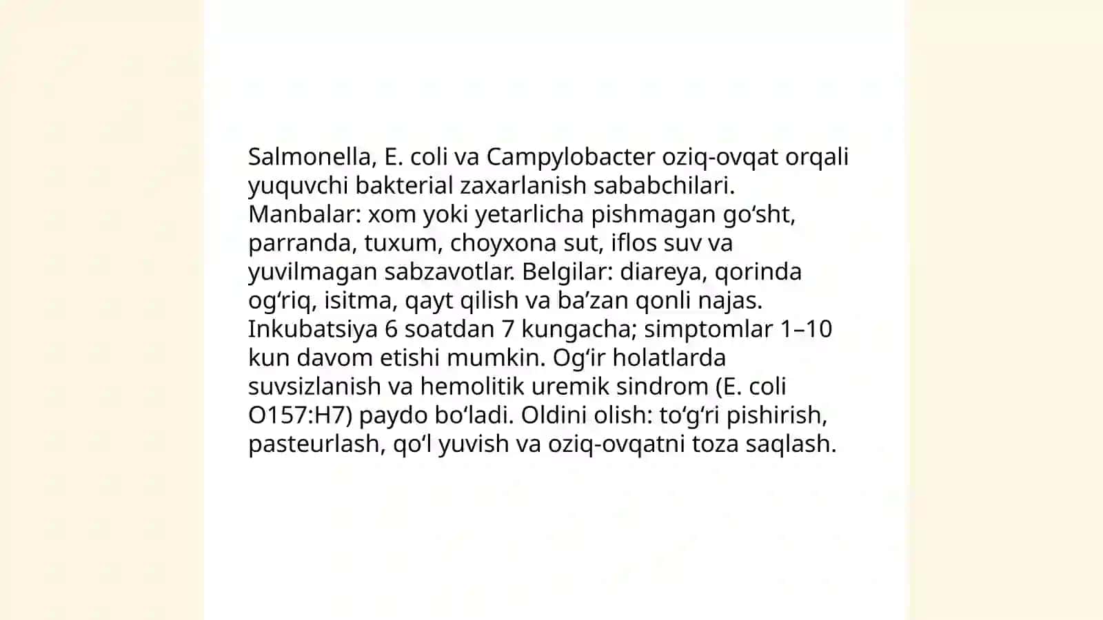 Ovqatdan zaxarlanish 4