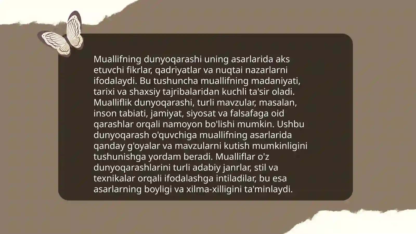 Muallifning induvudial olamni idrok etishi 4
