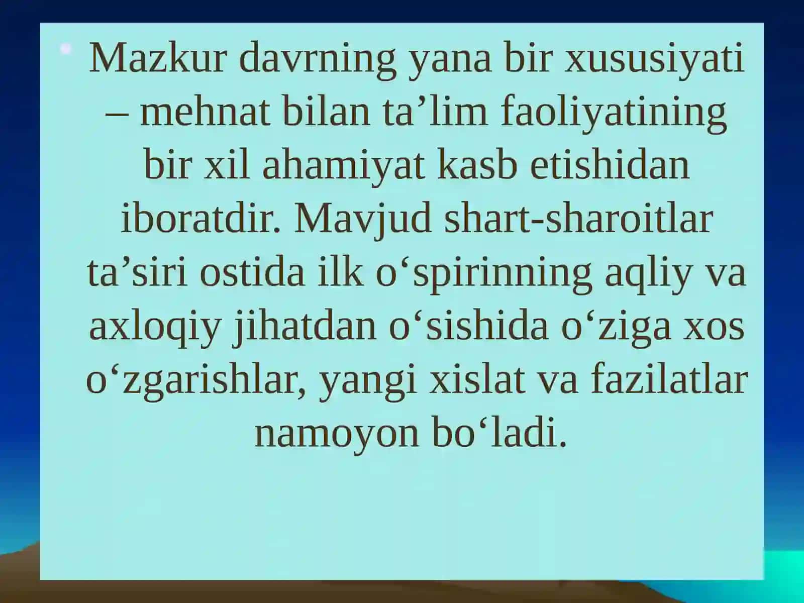 ILK O‘SPIRINLIK YOSHI DAVRIDA PSIXIK RIVOJLANISH XUSUSIYATLARI 4