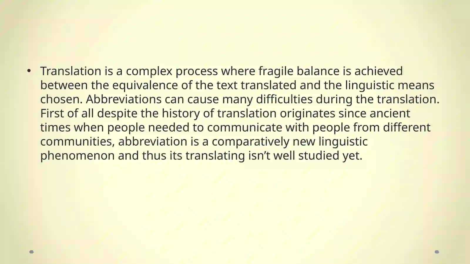 Abbreviations in translation 4