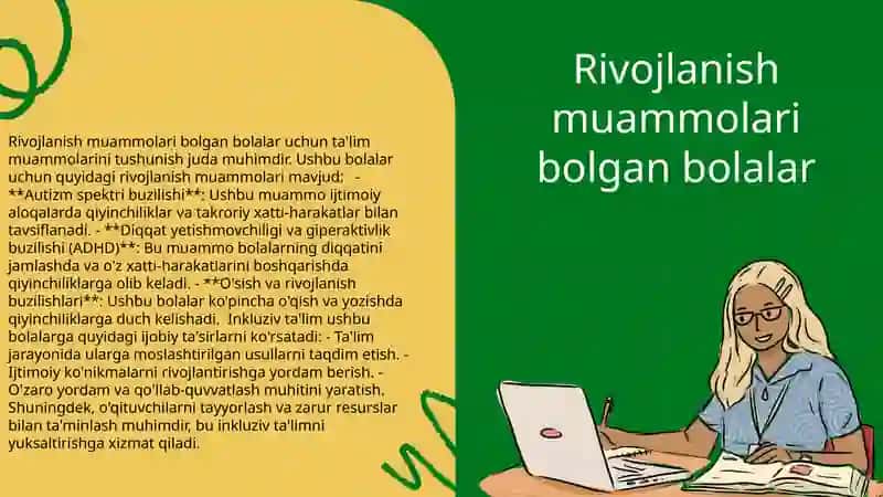 Rivojlanish muamolari bolgan bolalar uchun inkluziv  talimni keng talimiy amaliyoyga joriy etish algoritimlari 4