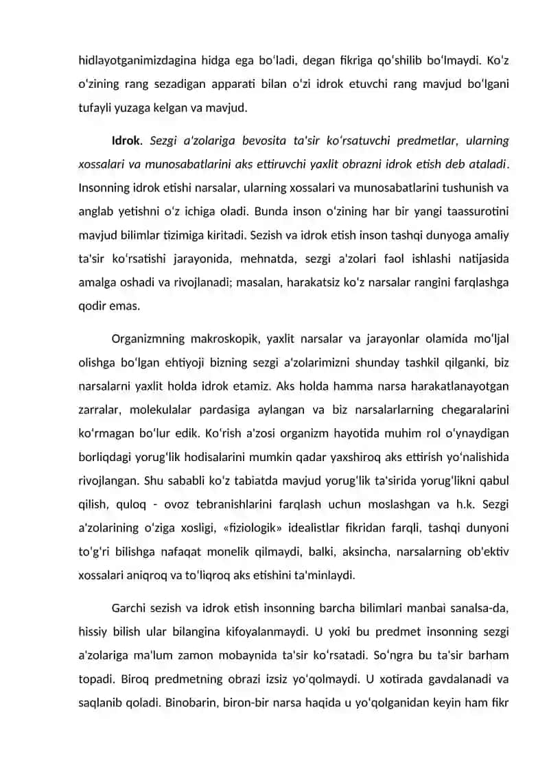 Hissiy, empiyrik va mantuqiy bilim 4