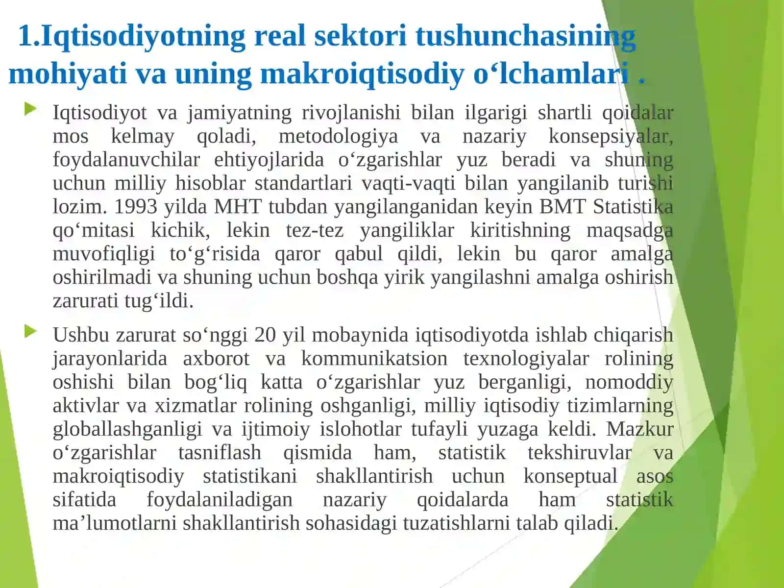 DINAMIK MAKROIQTISODIY TAHLILDA REAL SEKTOR 4