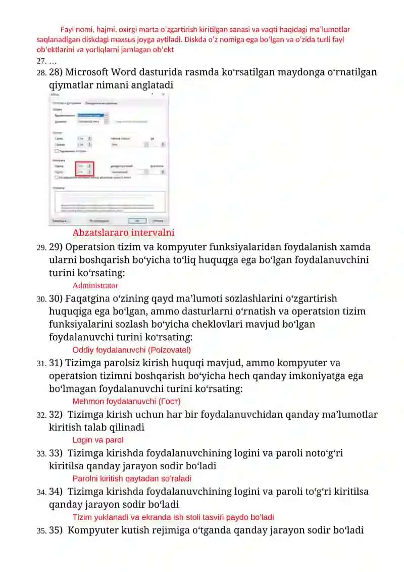 Microsoft Office dasturiy paketi 4