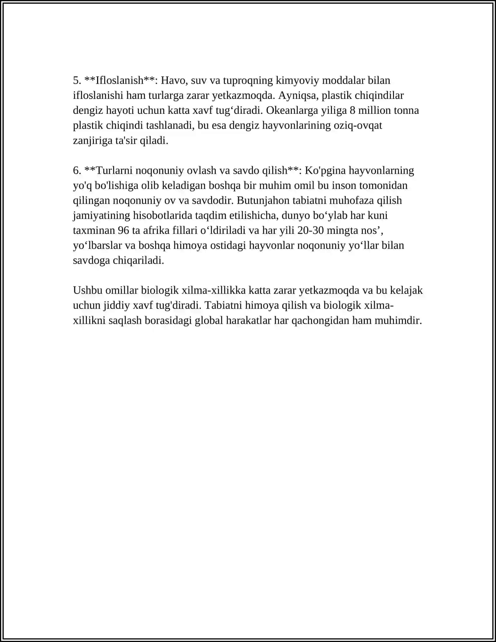 GLOBAL BIOLOGIK XILMA-XILLIK INQIROZI 4