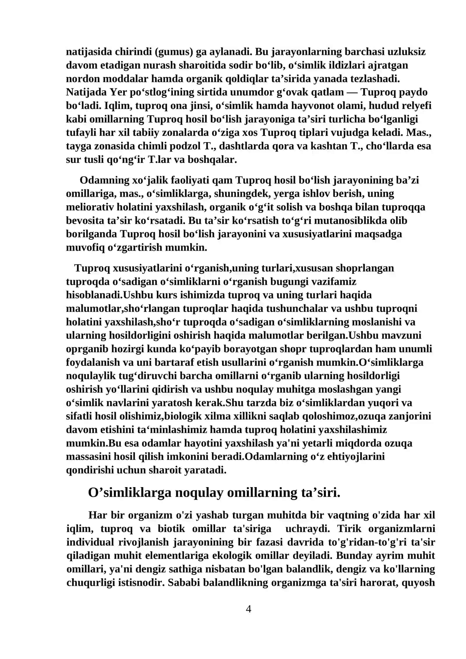 O‘simliklarning tuproq sho‘rlanishiga ta'siri 4