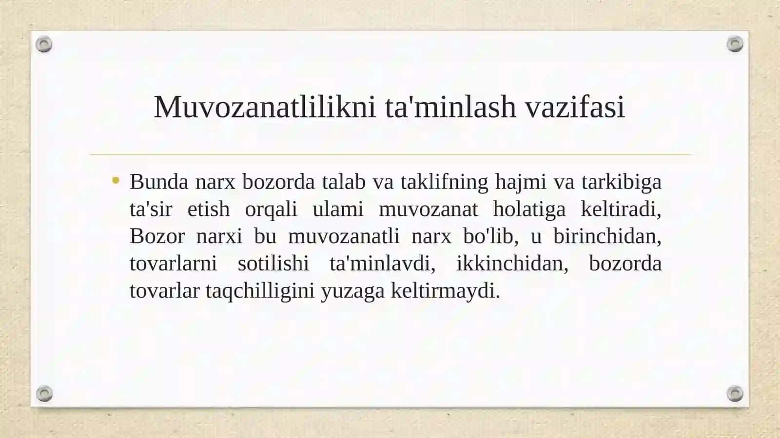 Korxonalarda narx shakllanish jarayonini boshqarish 4