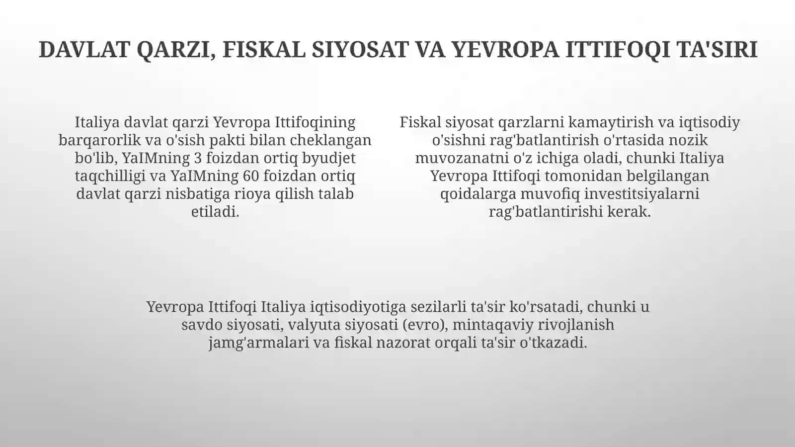 Italiya iqtisodiyoti 4