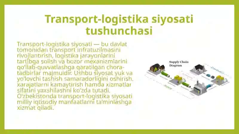 Davlatning transport logistika siyosati 4