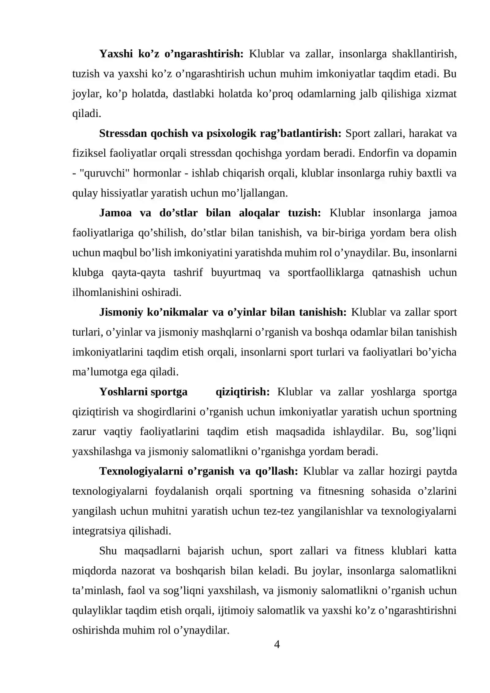 Sport zal  yoki  Fitnes-klublarda mijozlar tashrifini hisobga oluvchi avtomatlashtirilgan boshqaruv tizimini ishlab chiqish 4