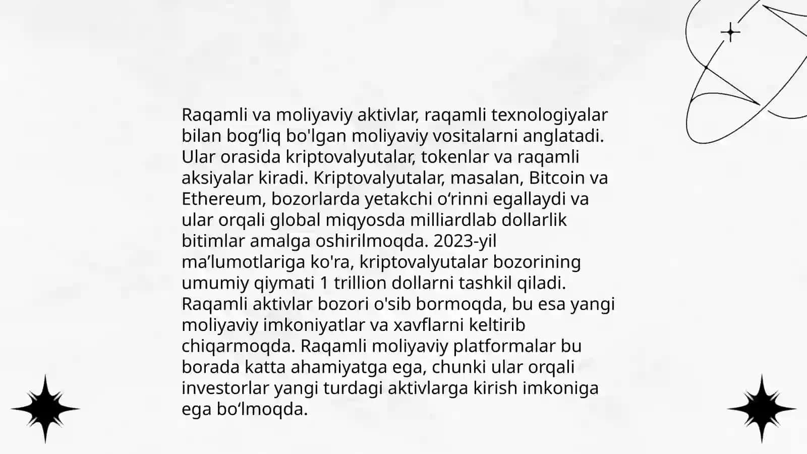 CAPM modelining asosiy tushunchalari 4
