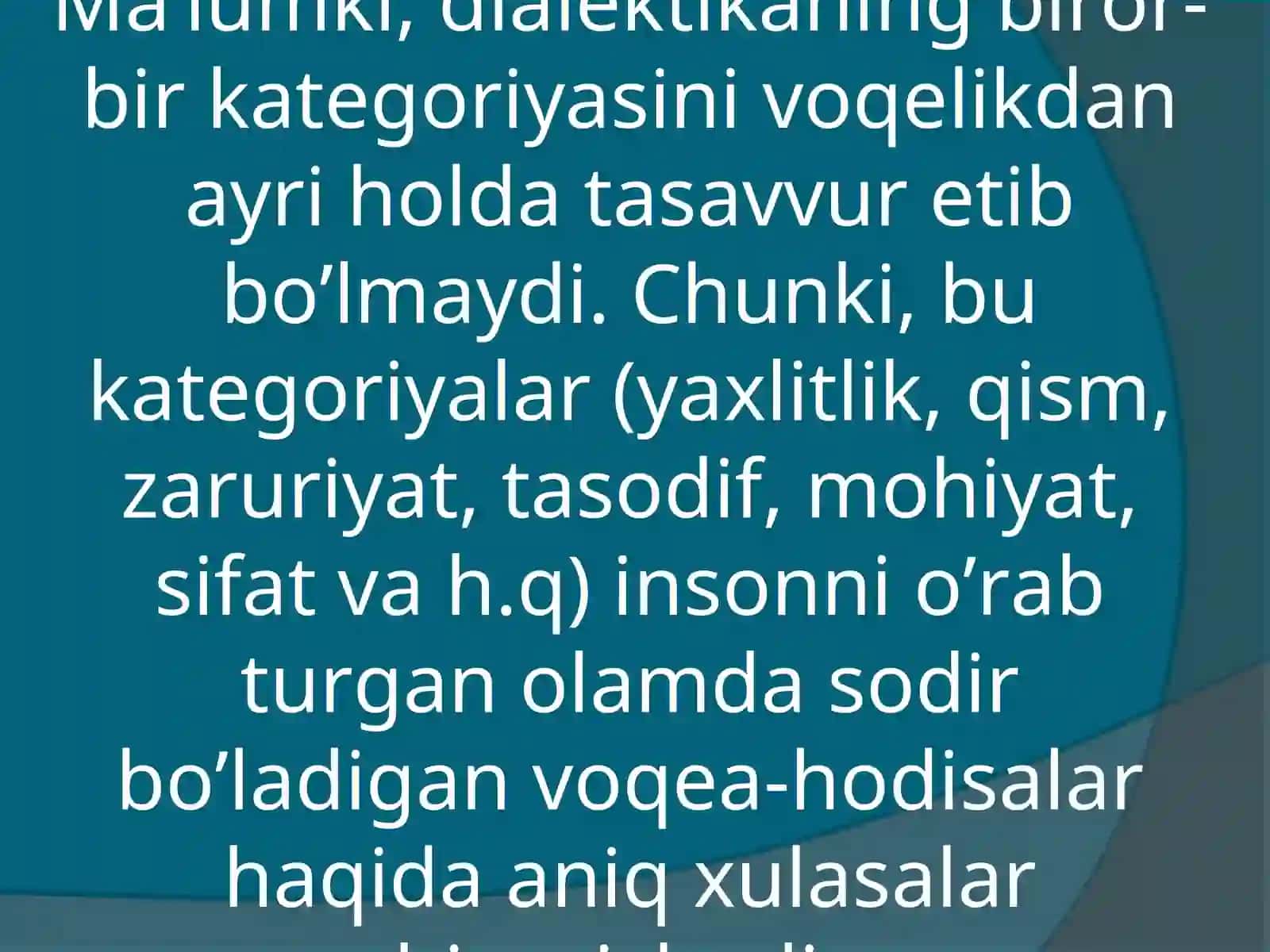 Etika Kategoriyalarining O’ziga Xos Xususiyatlari 4