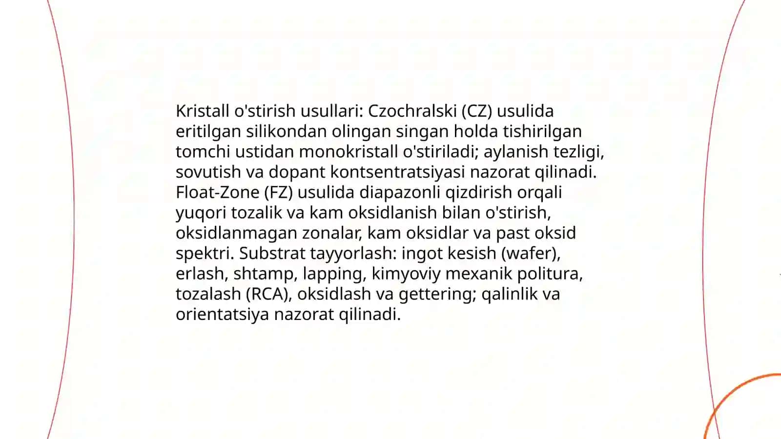 Yarim o'tkazgichli elektronikaning texnologik asoslari 4
