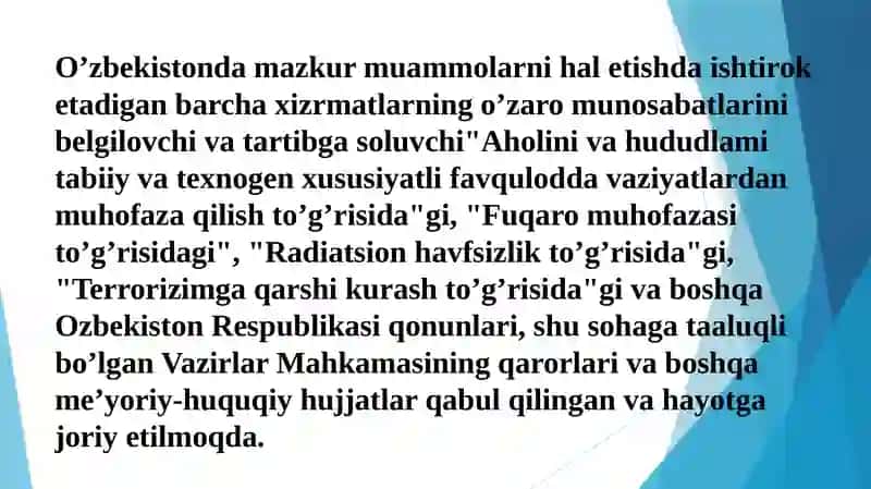 HAYOT FAOLIYATI XAVFSIZLIGINI TA’MINLASH ASOSLARI 4